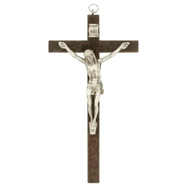Kruisbeeld - 13 cm - Hout