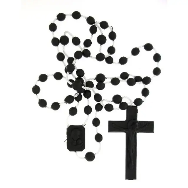 Rosary on Nylon Black