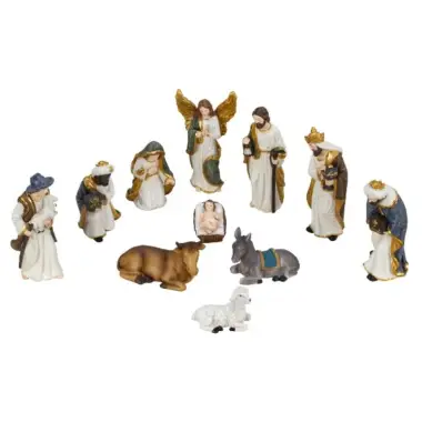Christmas crib figures 11 figurines 13cm