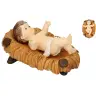 Enfant-Jesus 24 Cm + Berceau