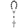 St. Benedict Rosary Black Wood