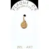 Médaille plaqué-or - Ange - 8 mm