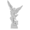 Statue 23 cm - St Michel - Blanc
