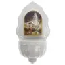 Bénitier Appar Lourdes Imit. Porcelaine 16 x 9 cm