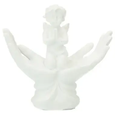 Engel biddend in handen de 09 cm