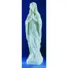 Our Lady of Lourdes 60 cm white marble powder