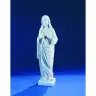 Sacred Heart 64 cm white marble powder