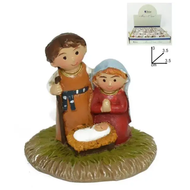 Heilige Familie (3,5 cm x H3 cm)