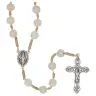 Chapelet s/corde Quartz rose 8 mm