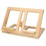 Lutrin en bois clair de 21 x 31 cm à inclinaison variable