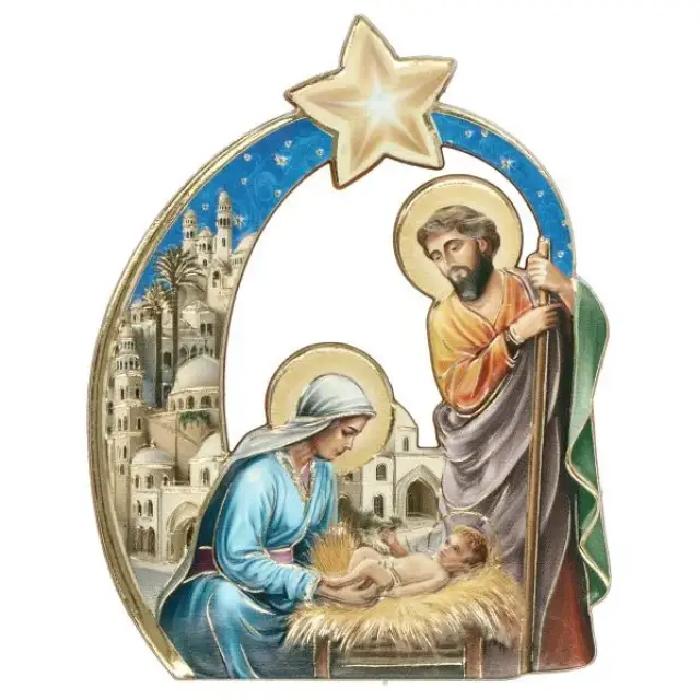 Kader 9 x H11 cm - Kersttafereel