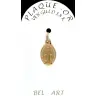 Medaille plaqué-goud - Wonderbare - 13 mm