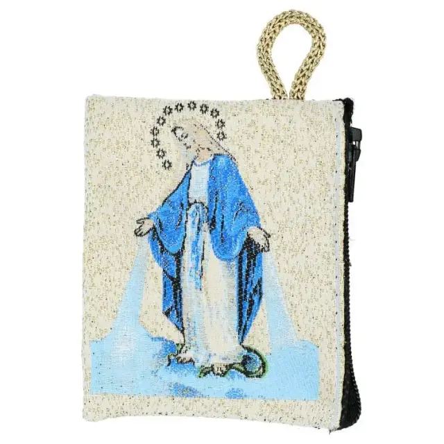 Case Rosary 6.6 X 7.2 cm Miraculous