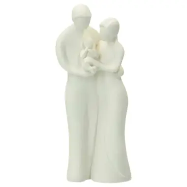 Ste famille 13 cm - résine blanche