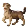 Chien : crèche de Noël en bois Ulrich 15 cm