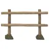 Cloture : crèche de Noël en bois Ulrich 15 cm