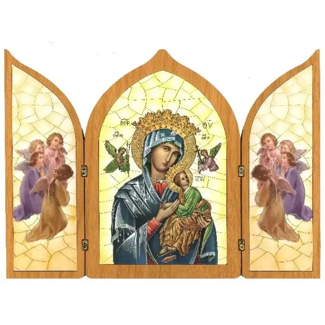 Triptyque 23 X H17 cm - Perpétuel Secours