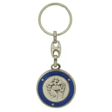 Porte-Clefs - St Christophe - Texte FR/NL/D - 35 mm
