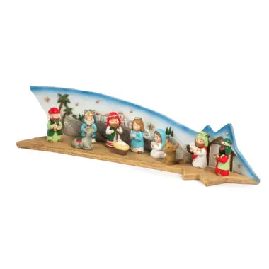 Christmas stable 11 figures 4 cm