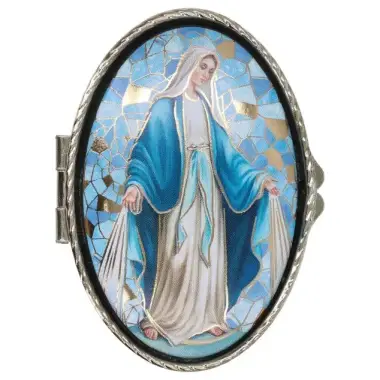 Boîte à Pilules - Miraculeuse - Mosaïque - Ov70 X 45 mm