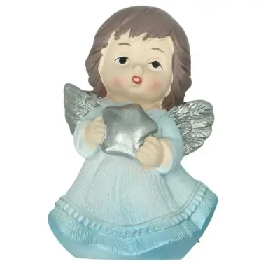 Ange avec étoile - 6 cm