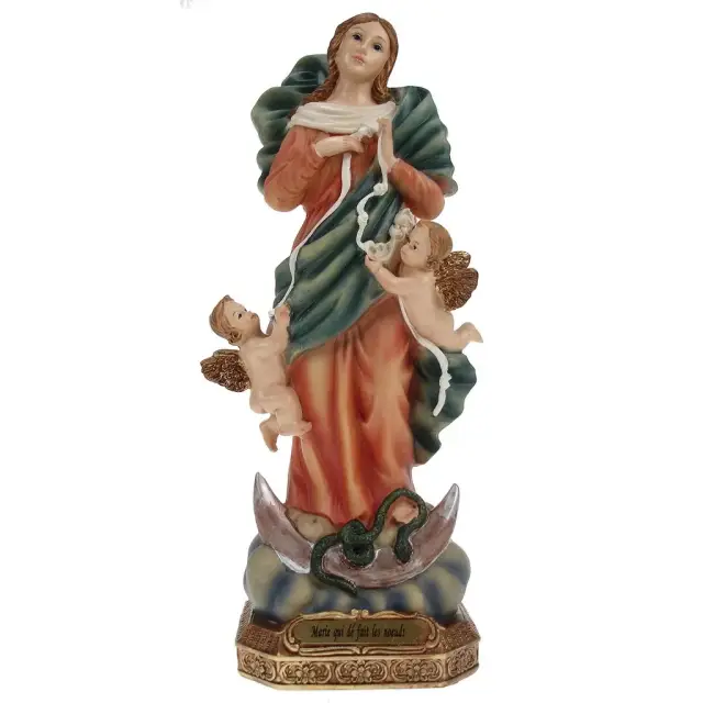 Statue 22 cm - Marie qui défait les Noeuds