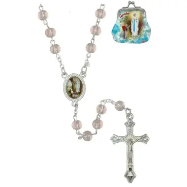 Etui + Chapelet - Apparition Lourdes