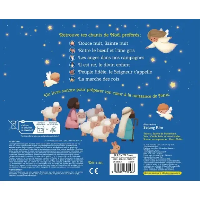 Mes premiers chants de Noël - Livre sonore